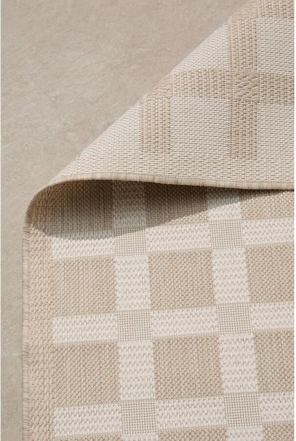 NOUS Living binnen- en buitenvloerkleed zand off white (230x160 cm) - Foto 2
