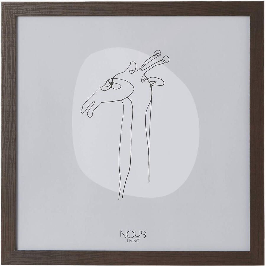NOUS Living fotolijst Sam walnoot (30x30 cm)