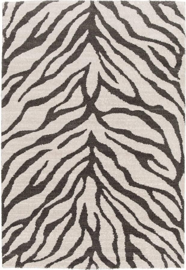 NOUS Living vloerkleed 230x160 cm zwart crème