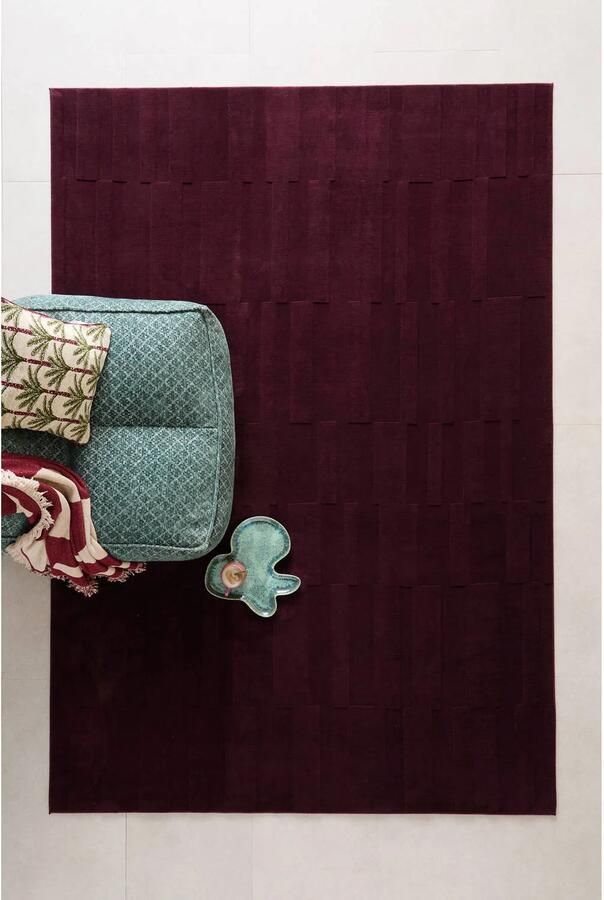 NOUS Living vloerkleed Bella bordeaux (290x200 cm)