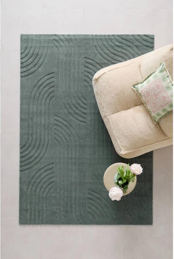 NOUS Living vloerkleed Blair groen (230x160 cm)