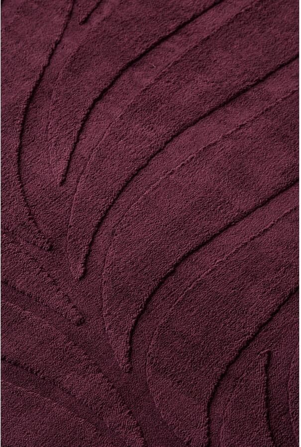 NOUS Living vloerkleed Blossom bordeaux (290x200 cm) - Foto 3