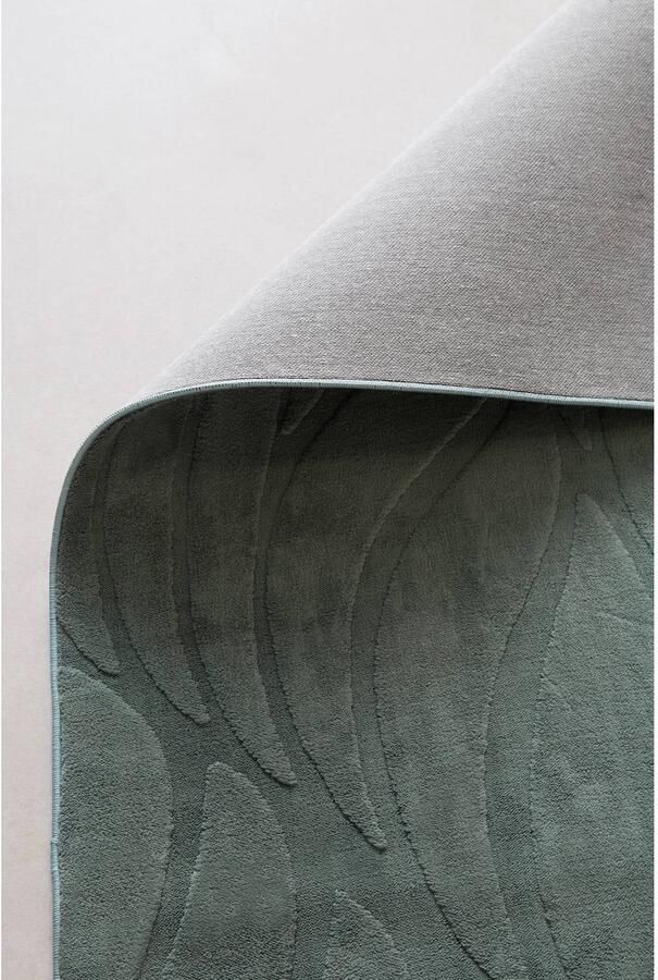 NOUS Living vloerkleed Blossom groen (290x200 cm) - Foto 3