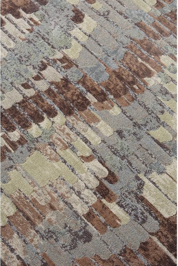 NOUS Living vloerkleed bruin blauwgrijs (230x160 cm) - Foto 3