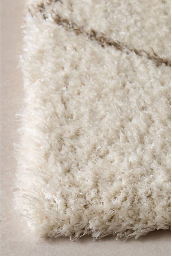 NOUS Living vloerkleed crème bruin (290x200cm) - Foto 3
