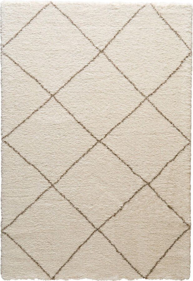 NOUS Living vloerkleed crème bruin (290x200cm) - Foto 2