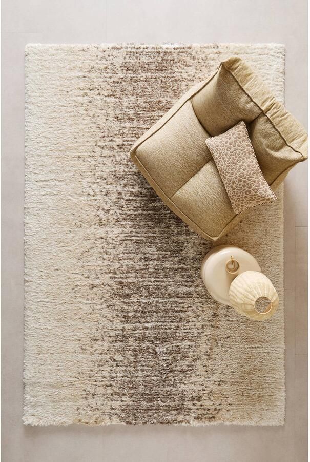 NOUS Living vloerkleed crème bruin (290x200cm)
