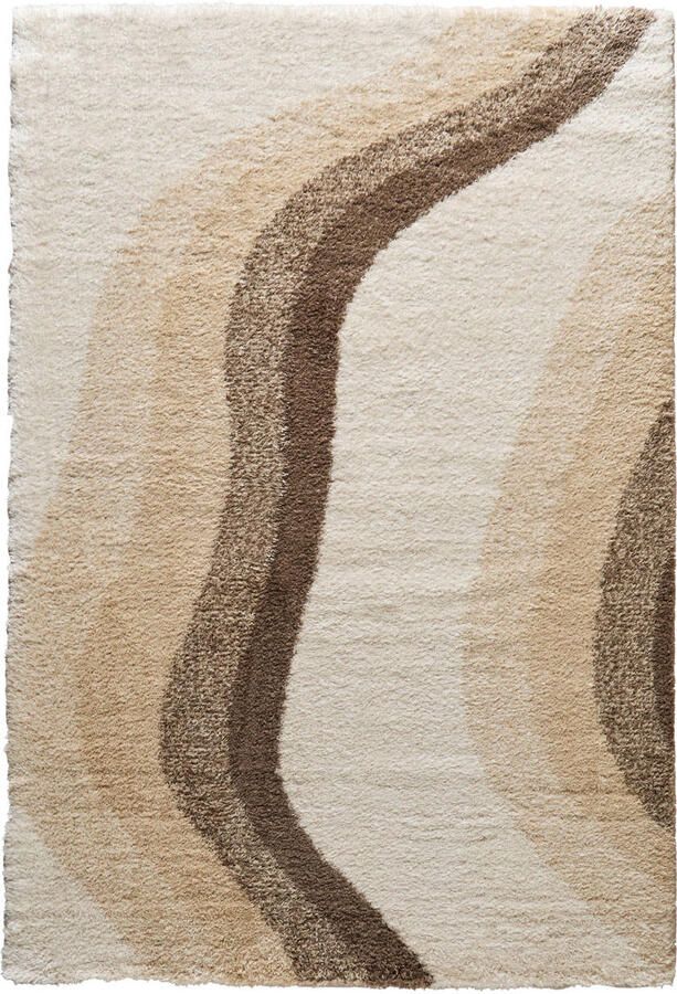 NOUS Living vloerkleed crème bruin (290x200cm) - Foto 2