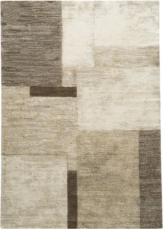 NOUS Living vloerkleed crème donkerbruin (340x240 cm) - Foto 2