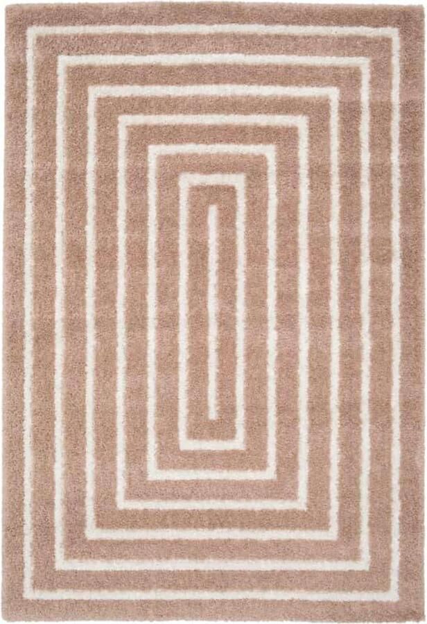 NOUS Living vloerkleed crème oudroze (290x200 cm)