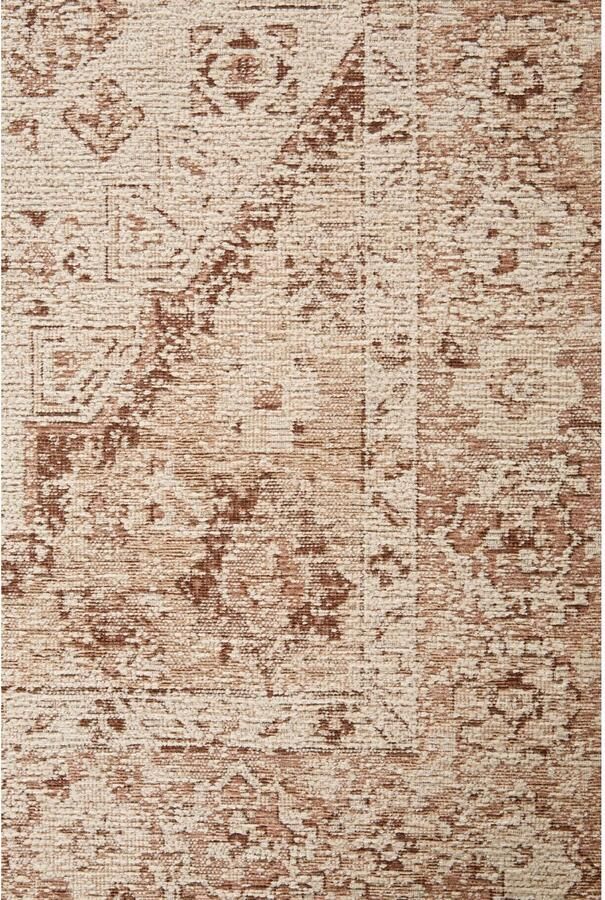 NOUS Living vloerkleed crème roodbruin (230x160 cm) - Foto 3