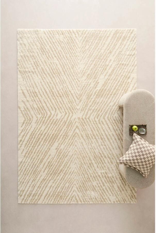 NOUS Living vloerkleed crème zand (290x200 cm)
