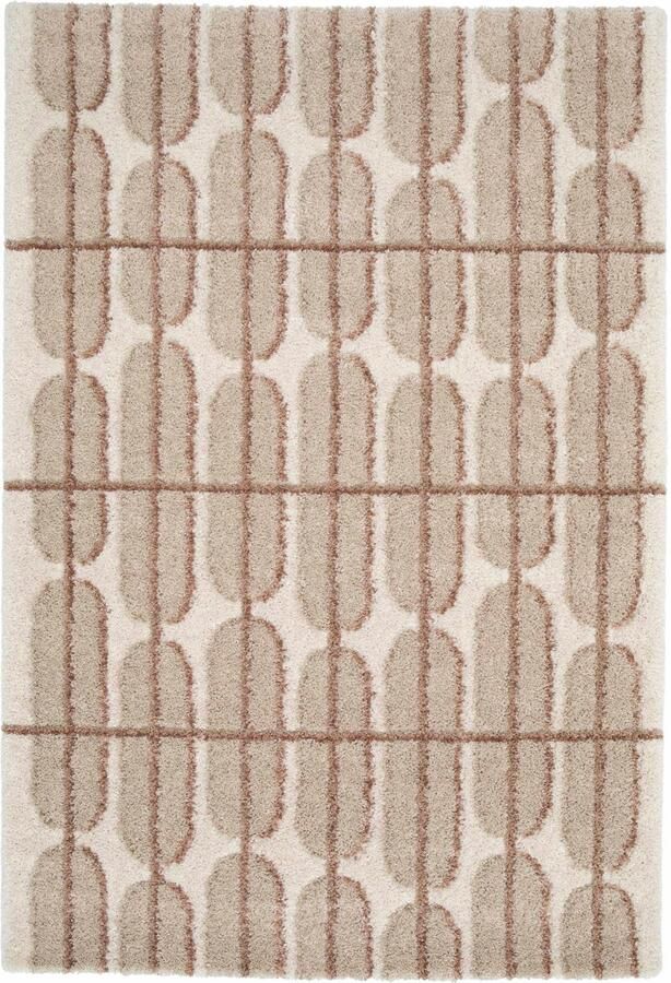 NOUS Living vloerkleed crème zand oudroze (230x160 cm)
