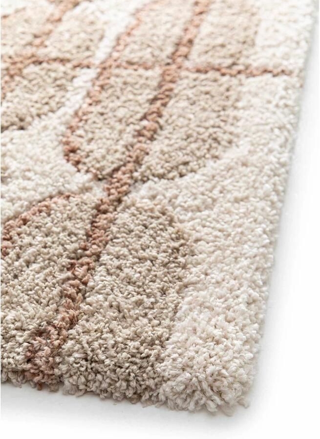 NOUS Living vloerkleed crème zand oudroze (230x160 cm) - Foto 2
