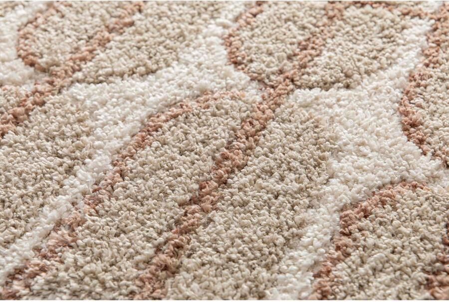 NOUS Living vloerkleed crème zand oudroze (230x160 cm) - Foto 3