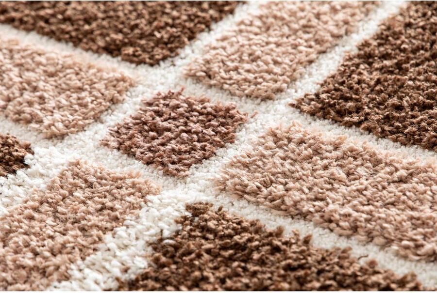 NOUS Living vloerkleed donkerbruin oudroze (230x160 cm) - Foto 3
