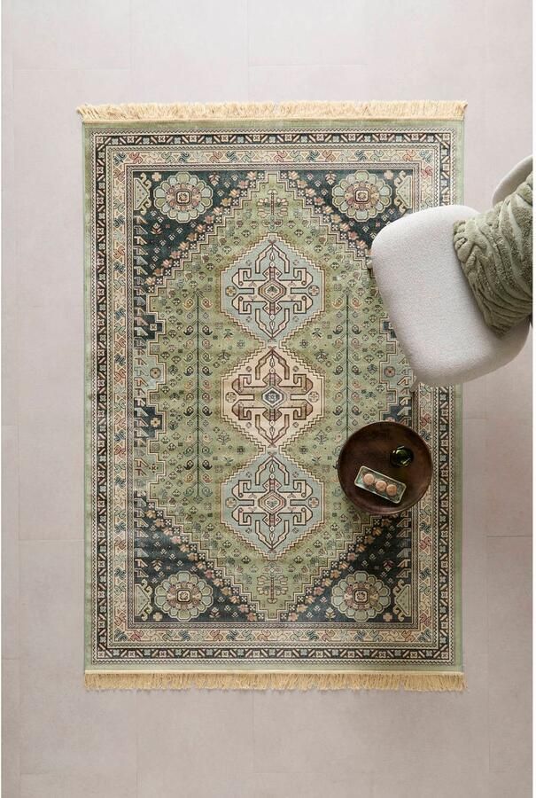 NOUS Living vloerkleed Granby groen (230x160 cm)