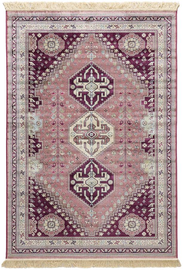 NOUS Living vloerkleed Granby rood roze (230x160 cm) - Foto 2