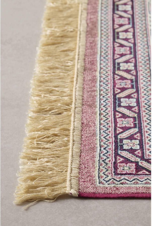 NOUS Living vloerkleed Granby rood roze (230x160 cm) - Foto 3