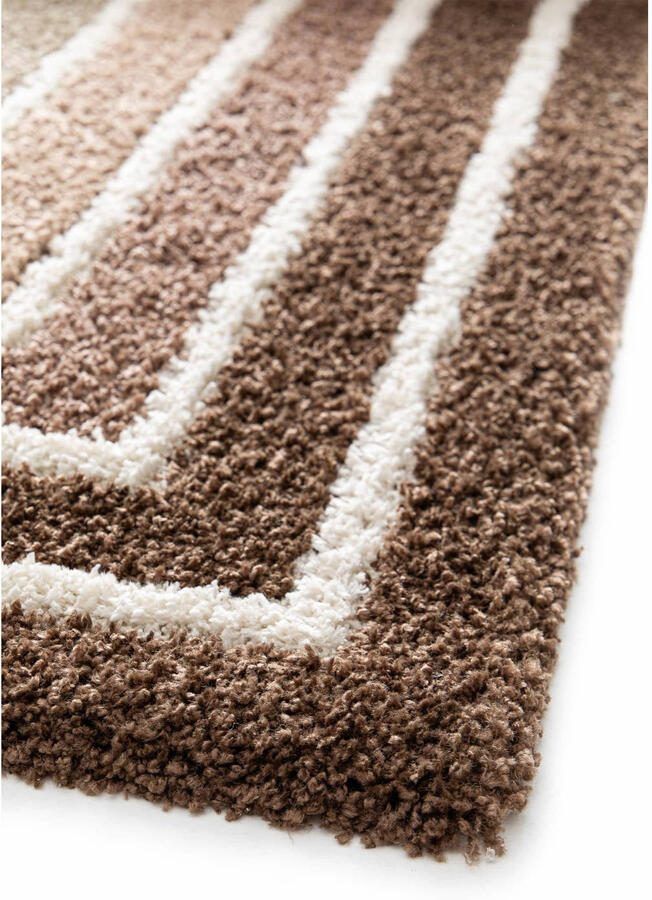 NOUS Living vloerkleed oudroze donkerbruin (290x200 cm) - Foto 2