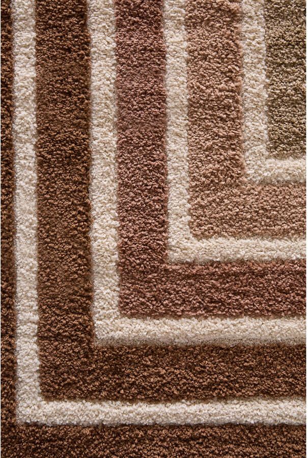 NOUS Living vloerkleed oudroze donkerbruin (290x200 cm) - Foto 3