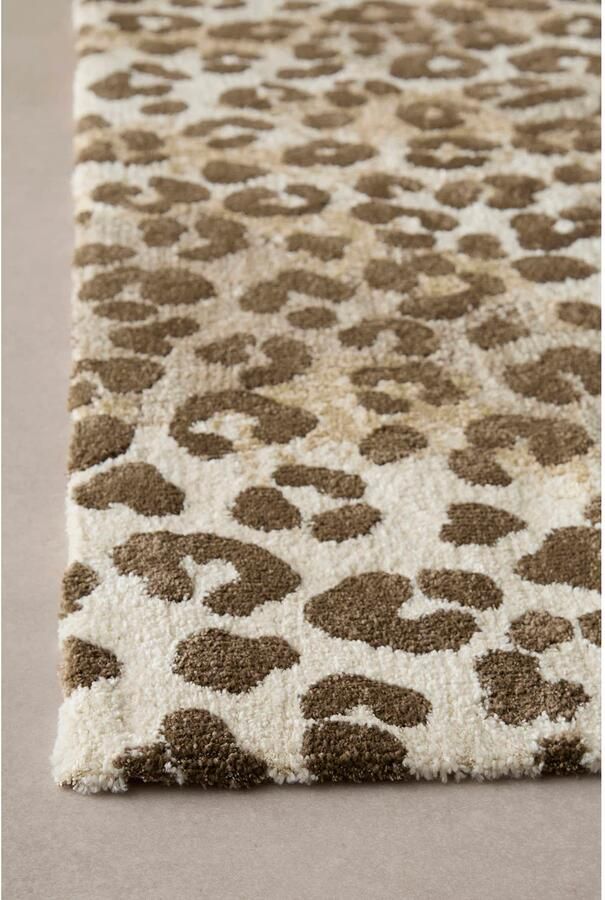 NOUS Living vloerkleed panterprint bruin (290x200 cm) - Foto 2