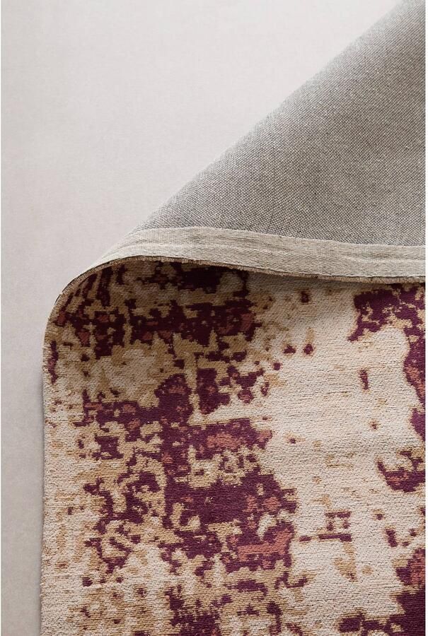 NOUS Living vloerkleed Renato bordeaux roze (290x200cm) - Foto 3