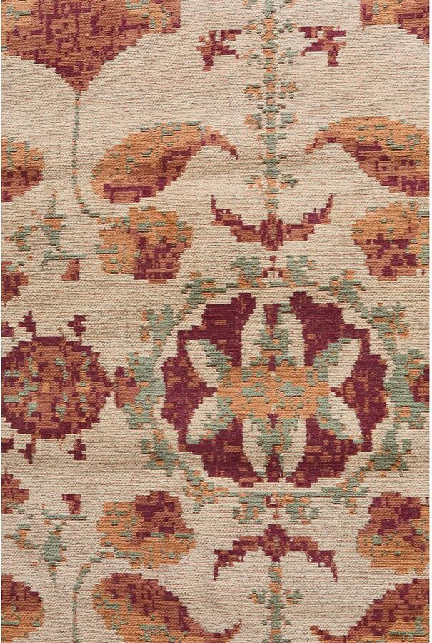 NOUS Living vloerkleed Romina burgundy groen (230x160cm) - Foto 3