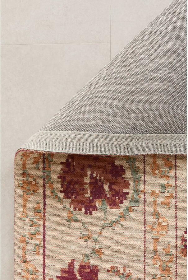 NOUS Living vloerkleed Romina burgundy groen (290x200cm) - Foto 3