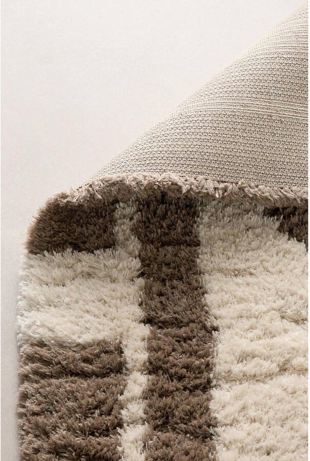NOUS Living vloerkleed Teyra crème bruin (230x160 cm) - Foto 2