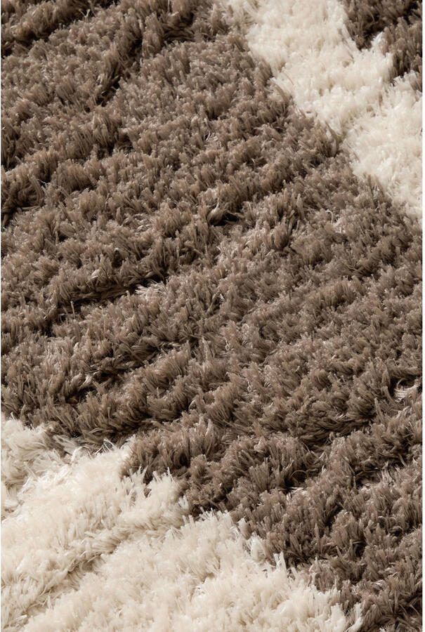NOUS Living vloerkleed Teyra crème bruin (230x160 cm) - Foto 3