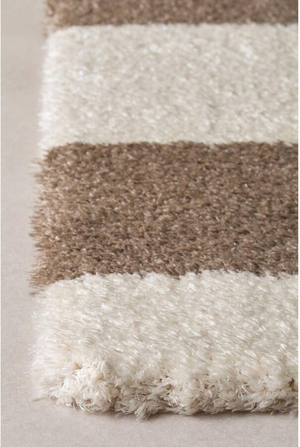 NOUS Living vloerkleed Teyra crème bruin (290x200cm) - Foto 3