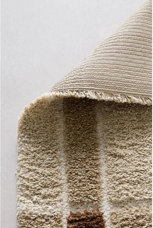 NOUS Living vloerkleed zand donkerbruin (230x160 cm) - Foto 2