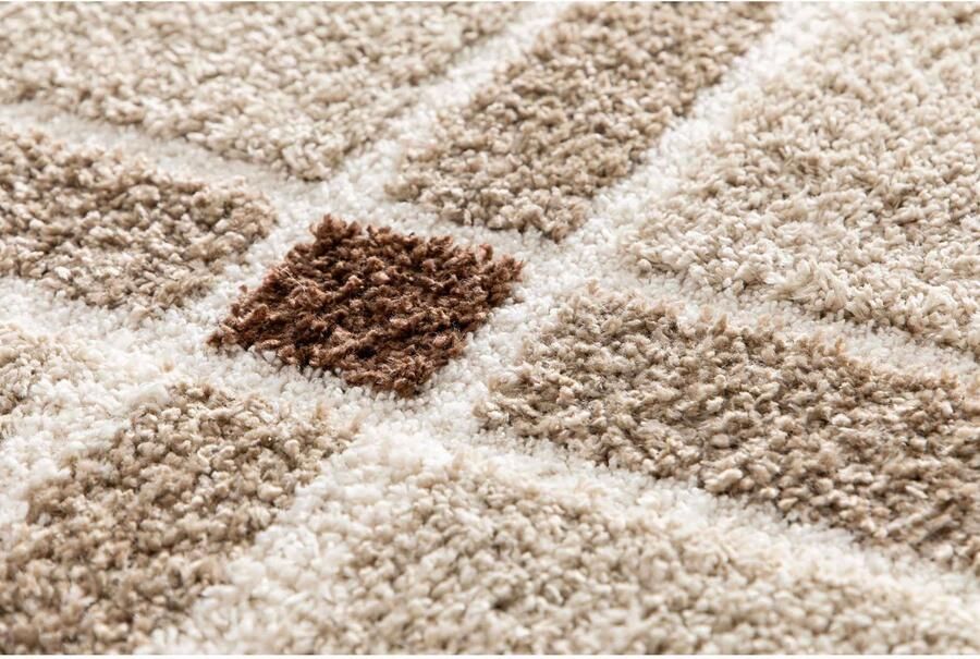 NOUS Living vloerkleed zand donkerbruin (290x200 cm) - Foto 2