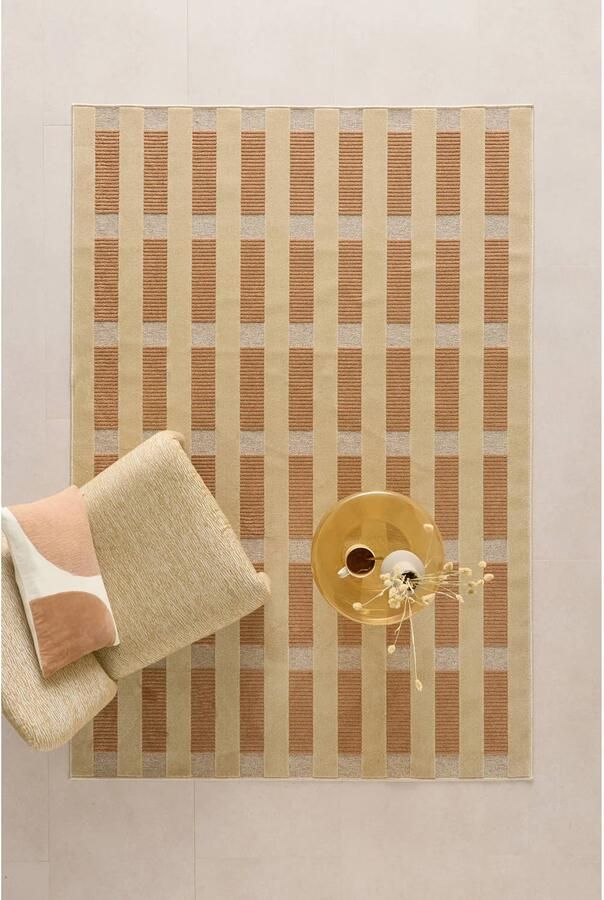 NOUS Living vloerkleed zand terra (230x160 cm)