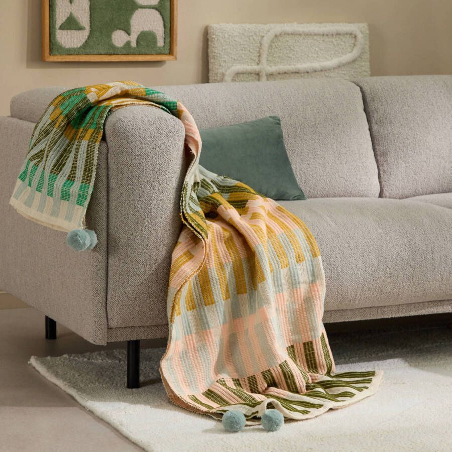 NOUS Living plaid Ruvo (170x130 cm)