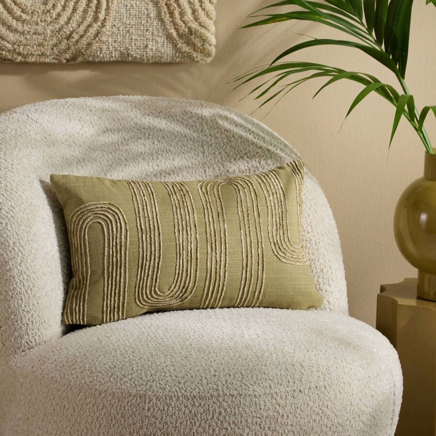 NOUS Living sierkussenhoes Lucera (30x50 cm)