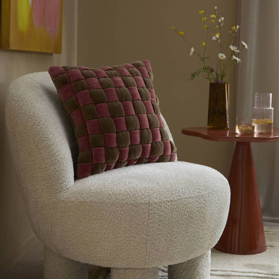NOUS Living sierkussenhoes Rensvik (45x45 cm) - Foto 3