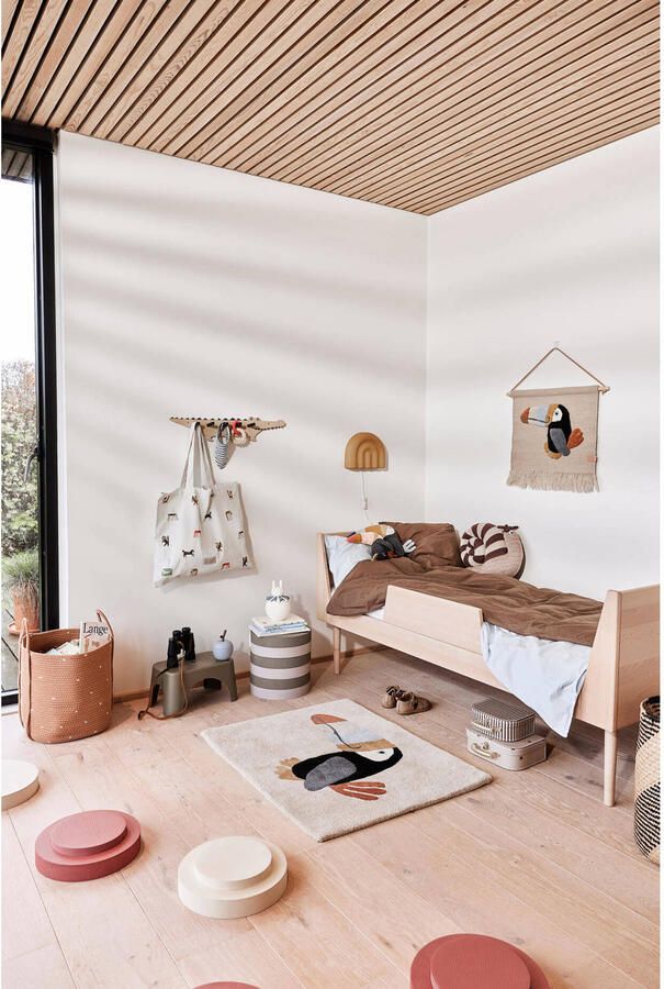 OYOY Mini opberg koffertjes Crocodile & stripe (set van 2)