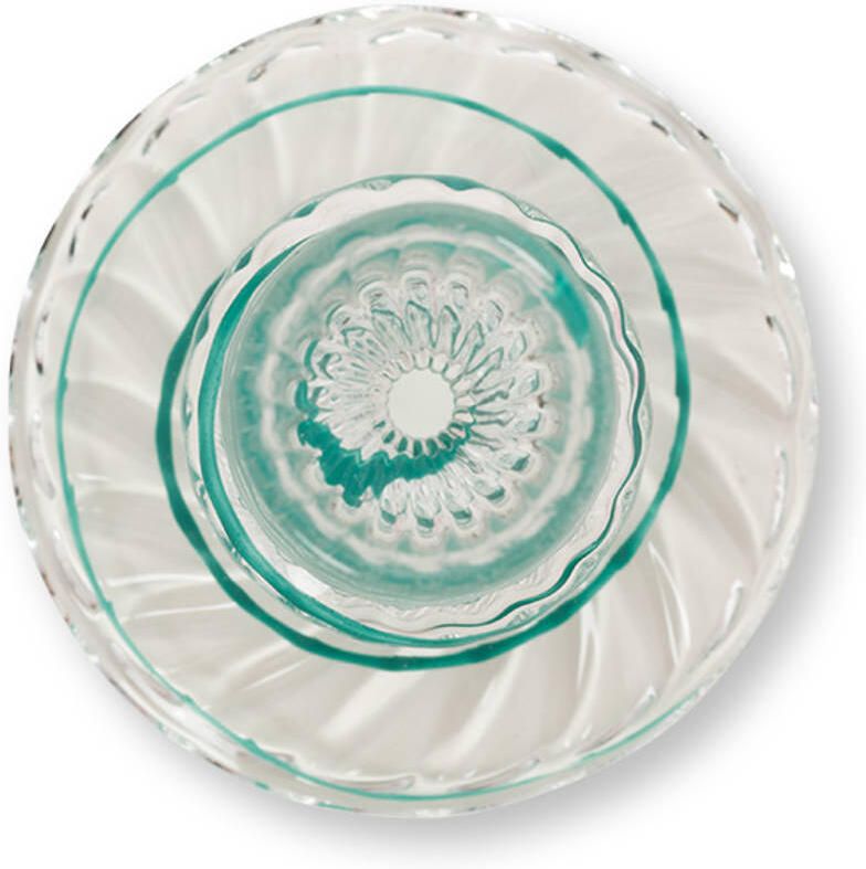 Pip Studio Candlestick Light Blue Glass Swirl 20cm - Foto 2