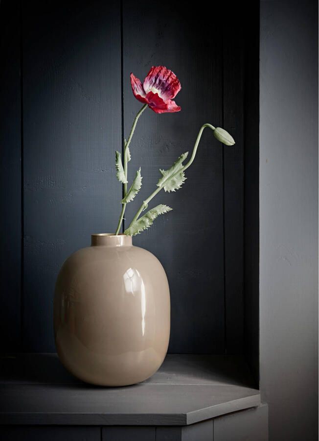 Pip Studio vaas metaal (khaki) (32 cm)