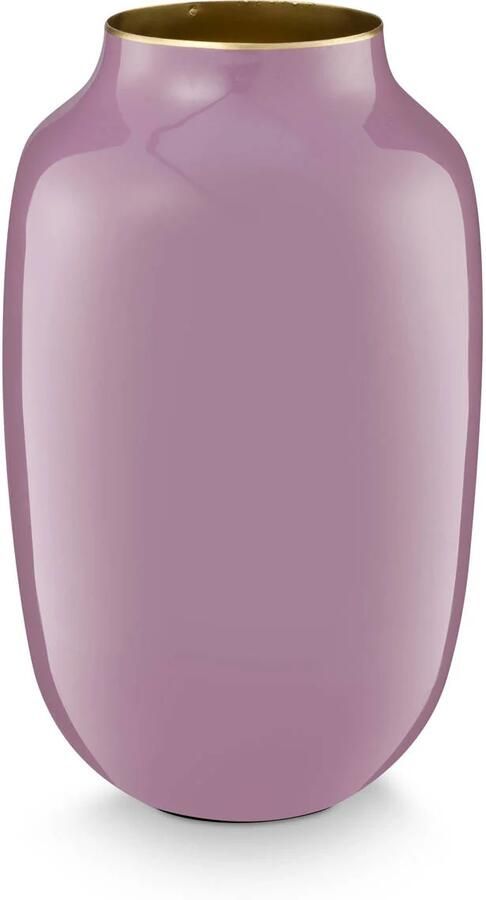 Pip Studio vaas metaal (paars) (30 cm)
