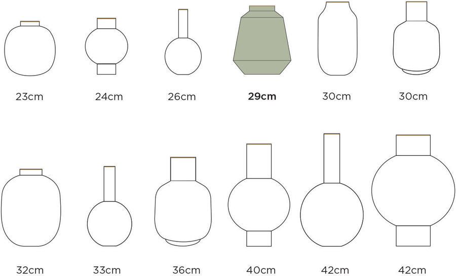 Pip Studio vaas rood Lovebirds (24x29 cm) - Foto 2