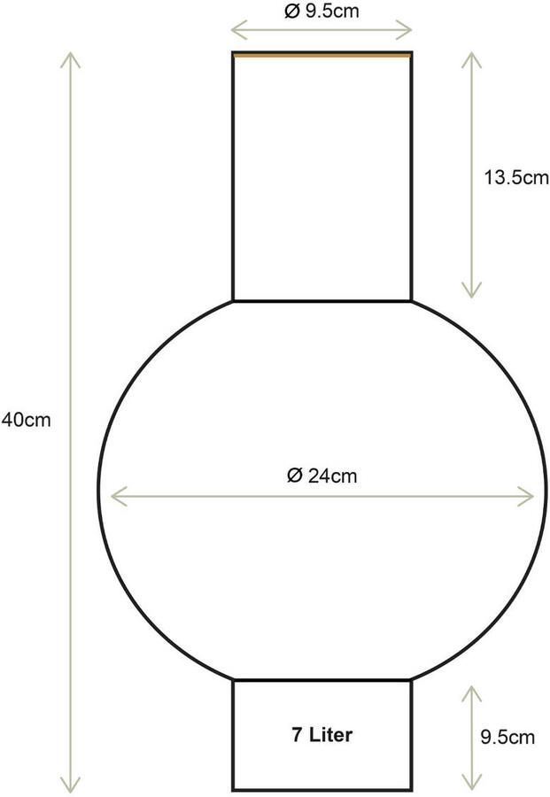 Pip Studio Metal Vaas H 40 cm Roze - Foto 2