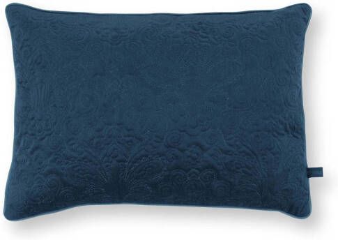 Pip Studio Quiltey Sierkussen L 50 x B 35 cm Blauw