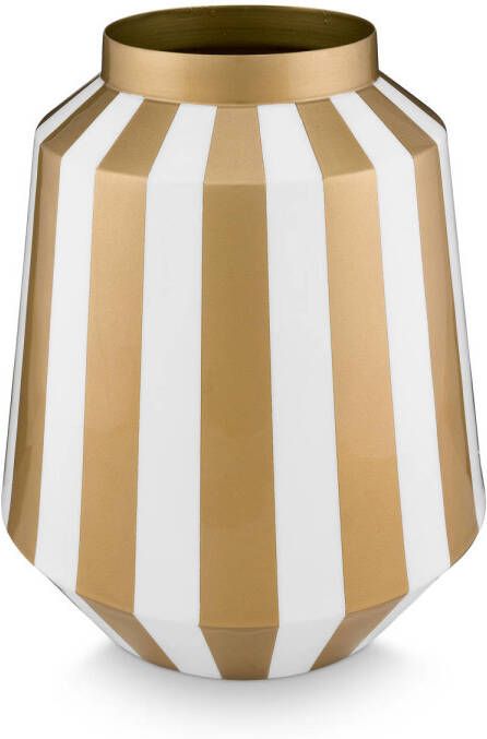 Pip Studio vaas Metal Stripes