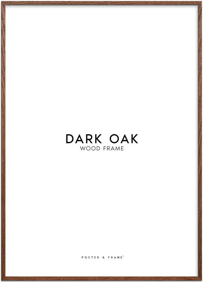 Poster & Frame houten lijst donker eiken acryl A3 (29.7 x 42 cm)