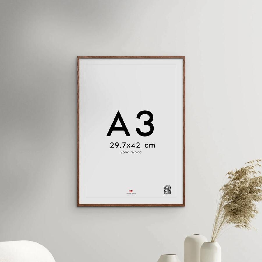 Poster & Frame houten lijst donker eiken acryl A3 (29.7 x 42 cm) - Foto 2