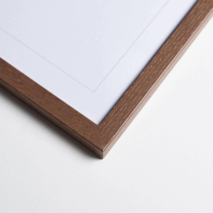Poster & Frame houten lijst donker eiken acryl A3 (29.7 x 42 cm) - Foto 3