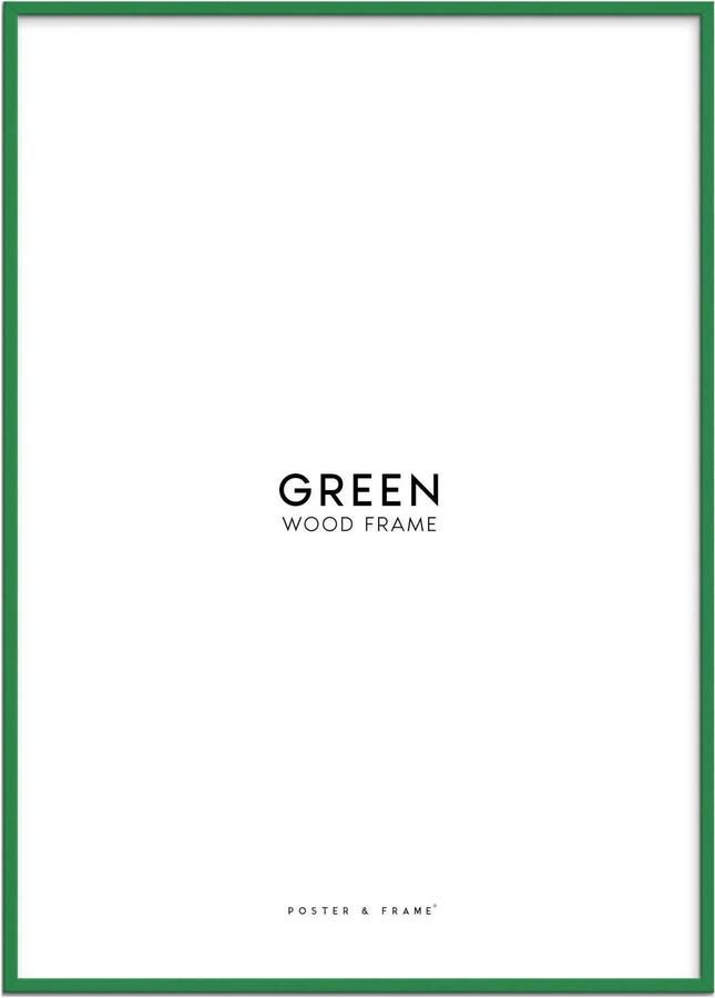 Poster & Frame houten lijst groen acryl (50 x 70 cm)